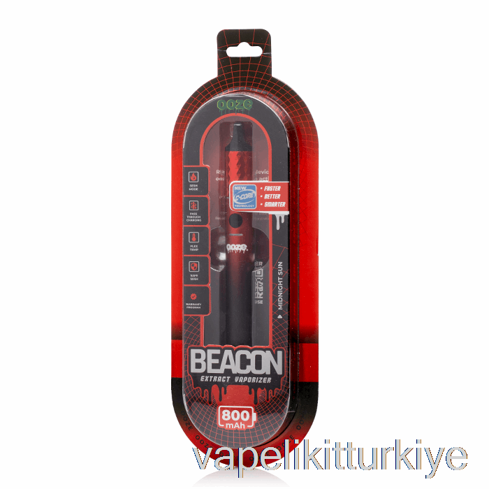 Vape Likit Sızıntısı Işaret özü Buharlaştırıcı Gece Yarısı Güneşi